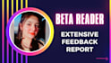 beta read and critique your ya novel, book, and script