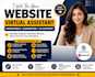 manage your website as a virtual assistant