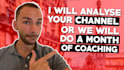 analyze your youtube channel and coach you
