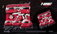 design a car t shirt graphics for your automotive brands