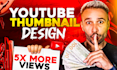 design the best custom youtube thumbnail design