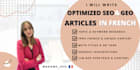 write optimized SEO, GEO content and articles in french