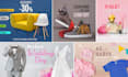 design website banners, social media, email, ads, background replacement