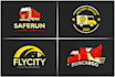 design logistic logo for transport truck delivery