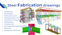 do structural steel detailing and shop, fabrication drawings