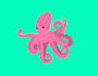 design octopus mascot logo only 15 hours