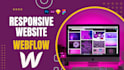 fix and design responsive webflow websites
