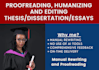 professionally humanize, edit, and proofread essays, thesis, and dissertations