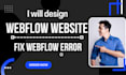 design and develop webflow blog cms and fix errors