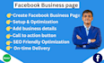 do facebook business page creation or fb fan page setup, SEO