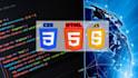 create a page in html, css, js