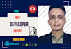 do responsive website using HTML CSS javascript bootstrap reactjs