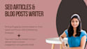 be your web content writer and blog writer