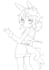 draw you anime line art