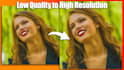 fix blurry photo, upscale image quality