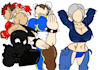 create stylized fighting game chars