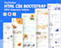 use HTML, CSS, bootstrap to style high quality website pages