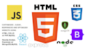 create any application using HTML,CSS,js, reactjs,nodejs,PHP