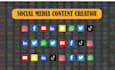 be your social media content maker