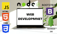 do web development and web designing HTML CSS javascript