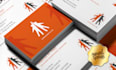 design a modern, minimalistic and professional business card