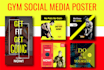 create flyers, postcards, social media posts, brochures