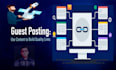 do SEO link building through guest posting
