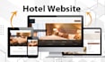 design hotel website with room book system