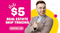 do real estate skip tracing with verified contact info, phone, and email