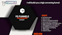setup sales funnels, websites, landing pages on fg funnels