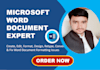 format, design your microsoft word document formatting
