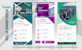 design creative roll up banner pull up banner billboard design