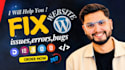 fix wordpress website issues errors bugs,HTML CSS,elementor pro divi expert help