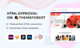 surely approve HTML template on themeforest