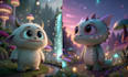 create cute little monster 3d using ai generated software