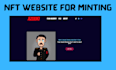 create nft minting website, nft minting dapp, smart contract
