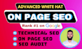 do website onpage SEO and technical optimization service for the wordpress site