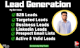 do qualified b2b lead generation build targeted prospect list