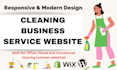 design house cleaning website, commercial cleaning website