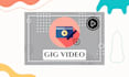 make an animated text video explains your gigs service