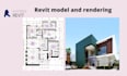 make an architectural model and render with revit