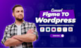 convert figma to wordpress, figma to elementor or figma to wpbakery