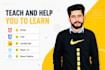 teach and help you to learn with HTML, CSS javascript react and react native