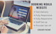 design any website with booking koala or cleanto