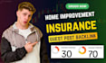 deliver premium home improvement insurance guest post backlink service
