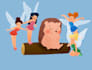 create cute fairy illustration