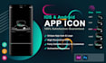 design modern app logo and android ios app icon