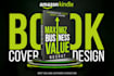 design professional fiction book cover, ebook cover