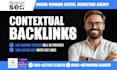 build manually SEO backlinks with high quality contextual link building