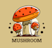 do make an modern mushroom logo